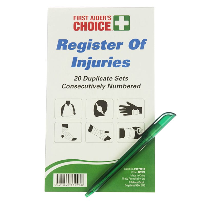 Register Of Injuries