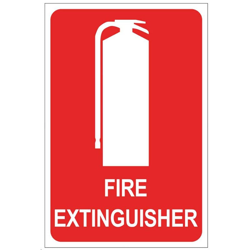 Fire Extinguisher Sign - Poly