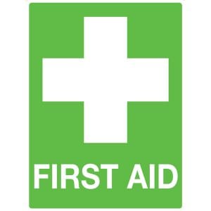 First Aid Sign - Sticker