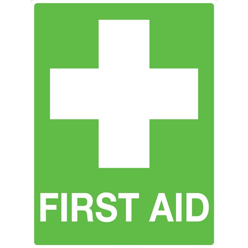 First Aid Sign - Sticker