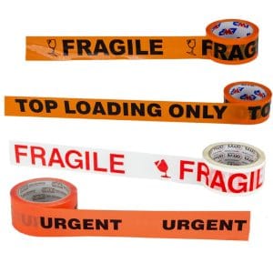 Printed Warning Tape 48mm x 66m CTN/36 Rolls