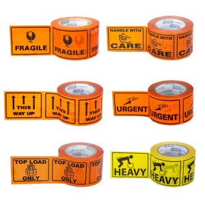 Printed Warning Labels Roll/500 Labels