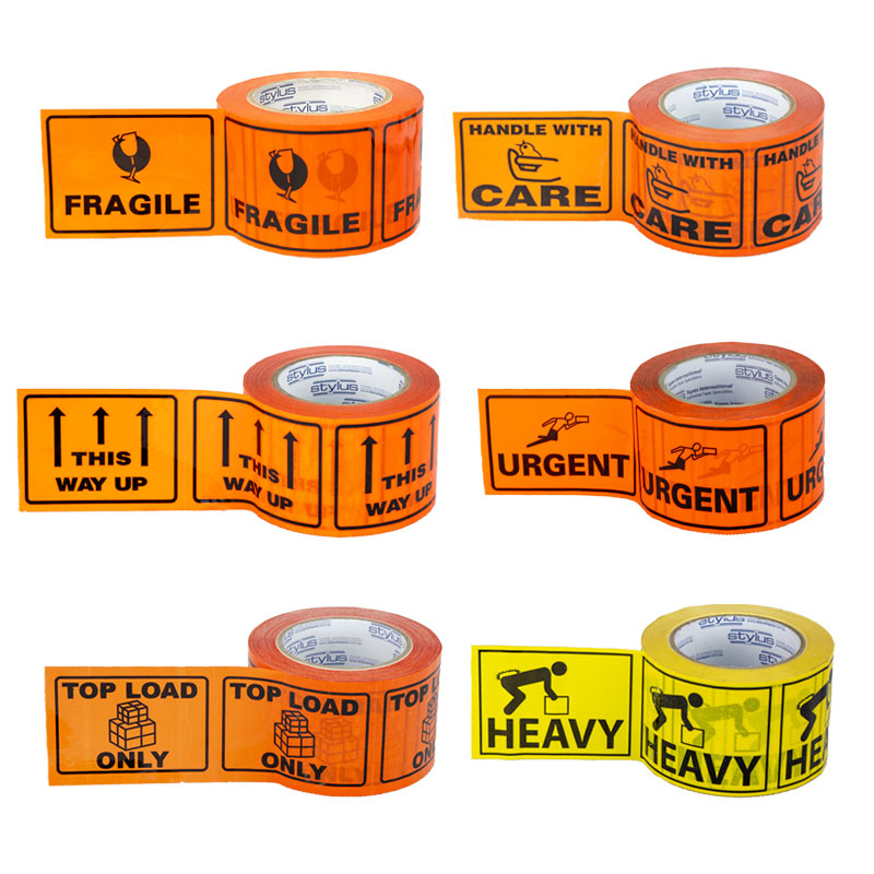 Printed Warning Labels Roll