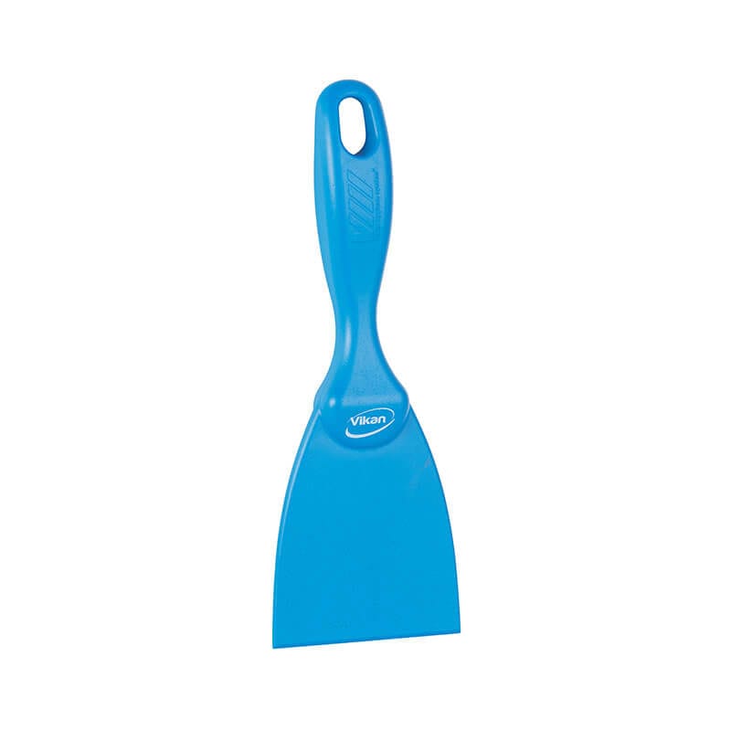 Vikan Detectable Hand Scraper 75mm Blue