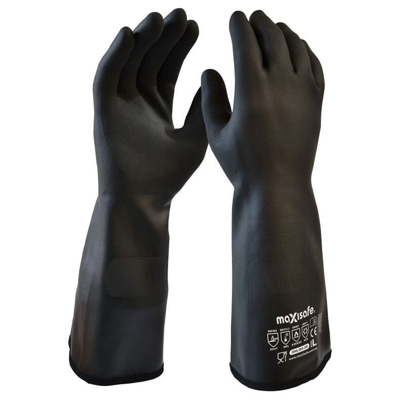 Heat Resistant Neoprene Chemical Glove 38cm - Pair