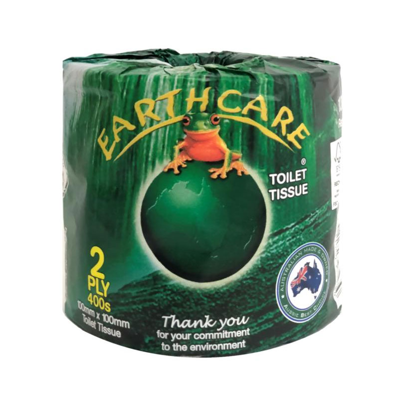 Earthcare Green Toilet Rolls - Recycled 2Ply