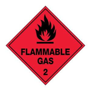 270x270mm - Metal - Flammable Gas 2