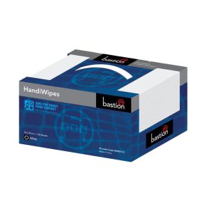 Bastion Handi Wipes Dispenser Box Low Lint White - 30x50cm 150 Sheets