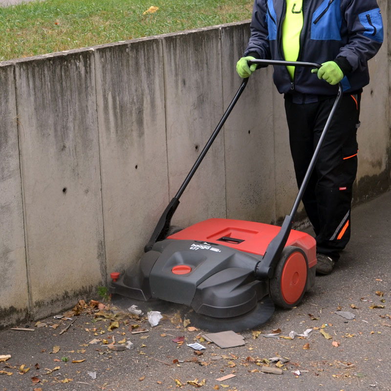 Haaga Industrial Battery Sweeper 677