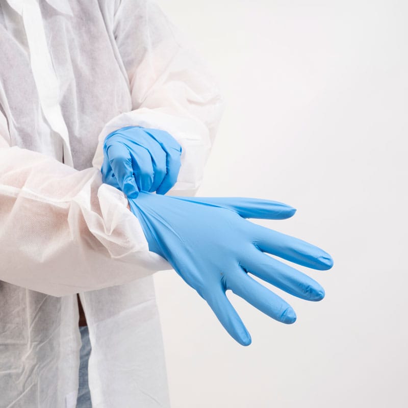 Amarock Blue Nitrile Powder Free Gloves