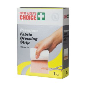 Premium Adhesive Fabric Dressing Strip 72mm x 1m