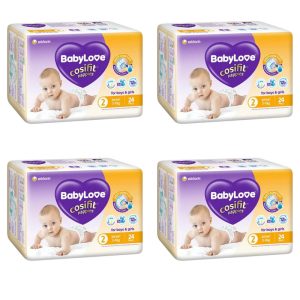 BabyLove Handy Pack Infant Nappies- Size 2 (3-8Kg) 96