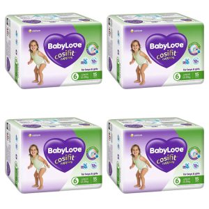 BabyLove Handy Pack Junior Nappies - Size 6 (15-25kg) 60