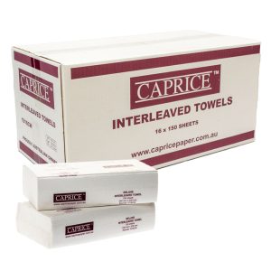 Caprice Deluxe Ultraslim Interleaved Hand Towel 150 Sheets (1516CW)