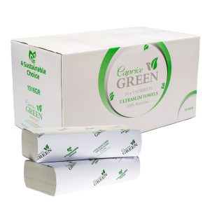Caprice Green Interleaved Ultraslim Hand Towel 150 Sheets