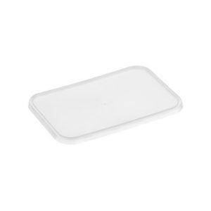 Lid for Ribbed Rectangular Plastic Container CTN/500
