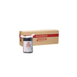 80L Premium Black Bin Liners on Roll CTN/250