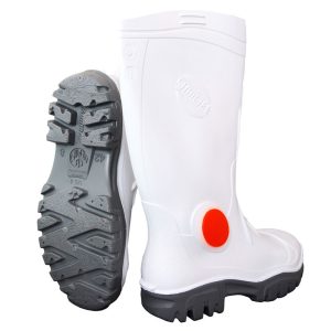 Executive White Premium Safety Gumboot