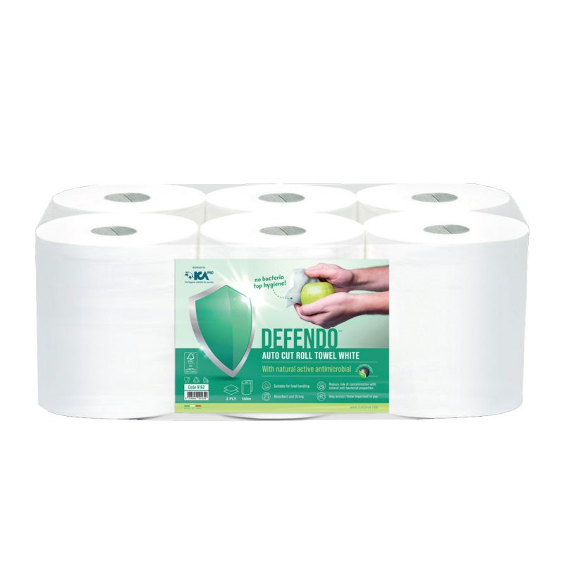 Defendo 2 Ply Autocut Roll Towel 150m CTN/6