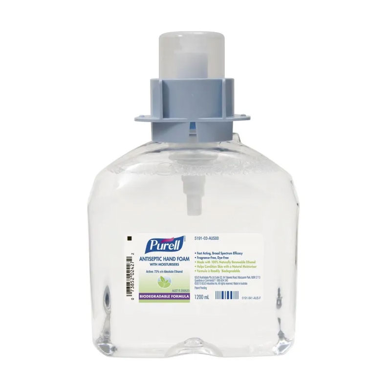 PURELL Antiseptic Hand Foam 1.2L FMX Refill Pods CTN/3