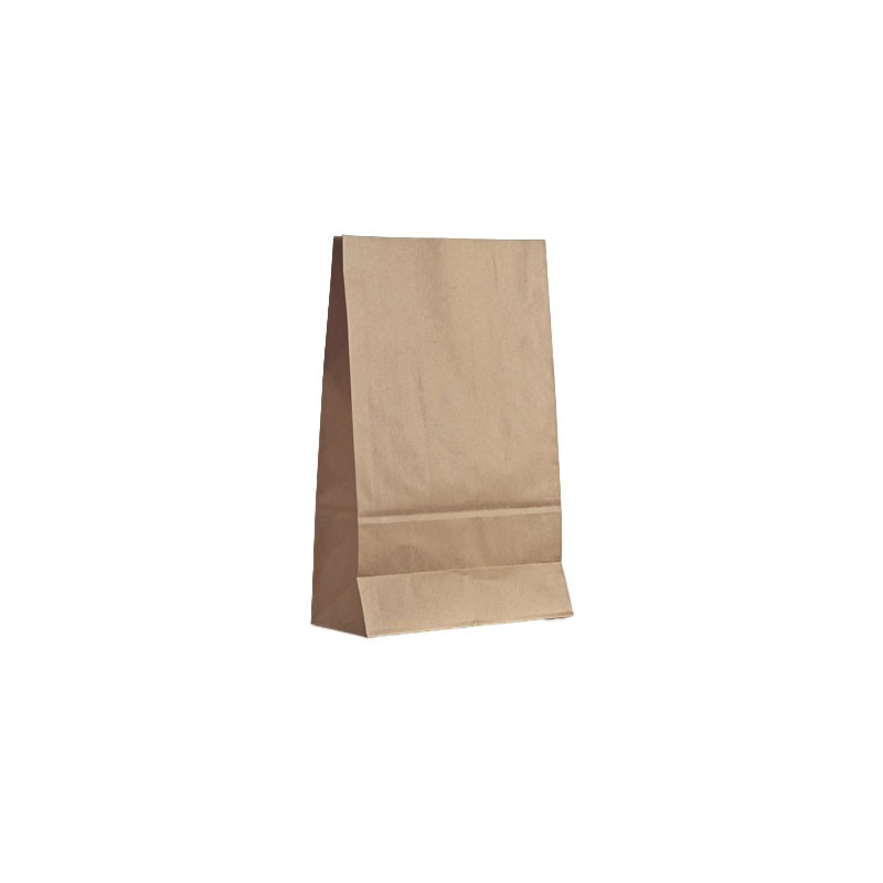 SOS Block Bottom Brown Paper Bags