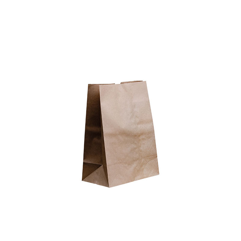 SOS Block Bottom Brown Paper Bags