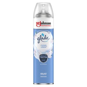 Glade Air Freshener Clean Linen Aerosol 400g