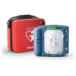 Heartstart HS1 Defibrillator Unit in Case
