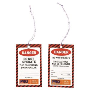 Safety Tag - Red Danger- Do Not Operate 125 x 75mm STD12575