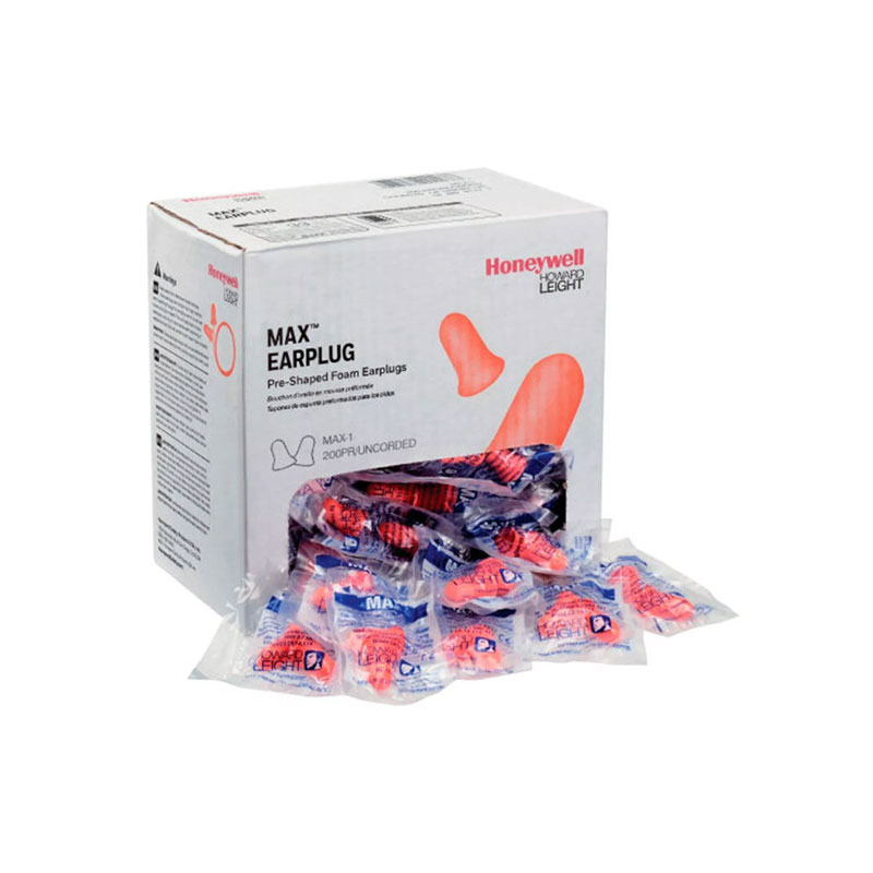 Howard Leight Max Earplug Uncorded CLlass 5 26dB (200 Pairs)