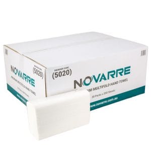 Novarre Premium Multifold Hand Towel 20x200 Sheets (5020)