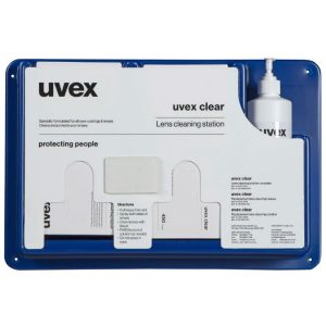 Uvex Lens Cleaning Station (Includes Tissues & Spray)