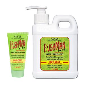 Bushman Plus Drygel 80% DEET Insect Repellent with Sunscreen