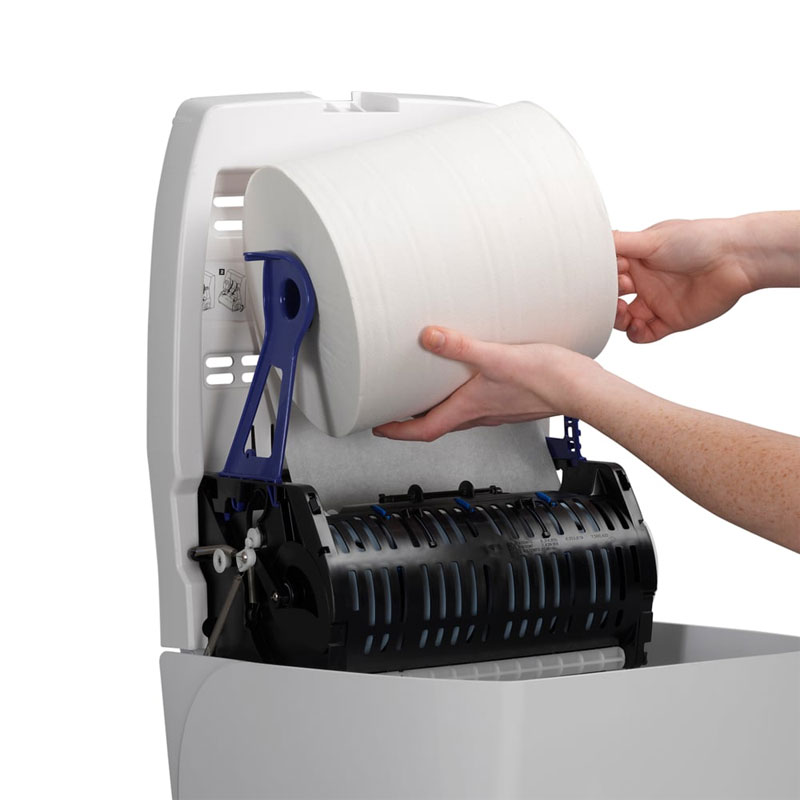 Aquarius Roll Towel Autocut Dispenser White (69590)