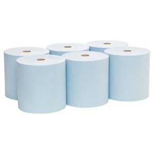 SCOTT Control Airflex Blue Roll Towel 20cm x 304m 1 Ply (6668)