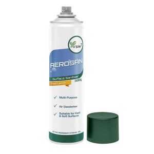 Aerosan Sanitiser Surface Spray with 70% Ethanol - 300g