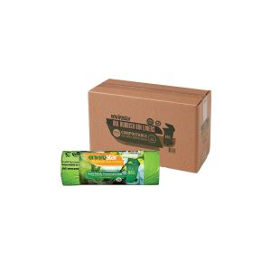 80L Green Compostable Bin Liner 23um (Ctn/200)