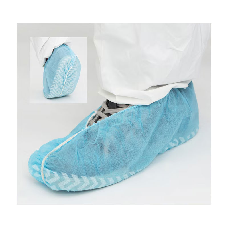 PP Shoe Cover Blue Non Skid (Ctn)