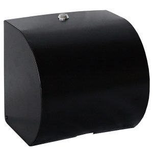 Black Metal Hand Roll Towel Dispenser