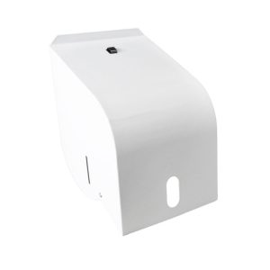 Standard Roll Towel Dispenser Coreless - White Metal