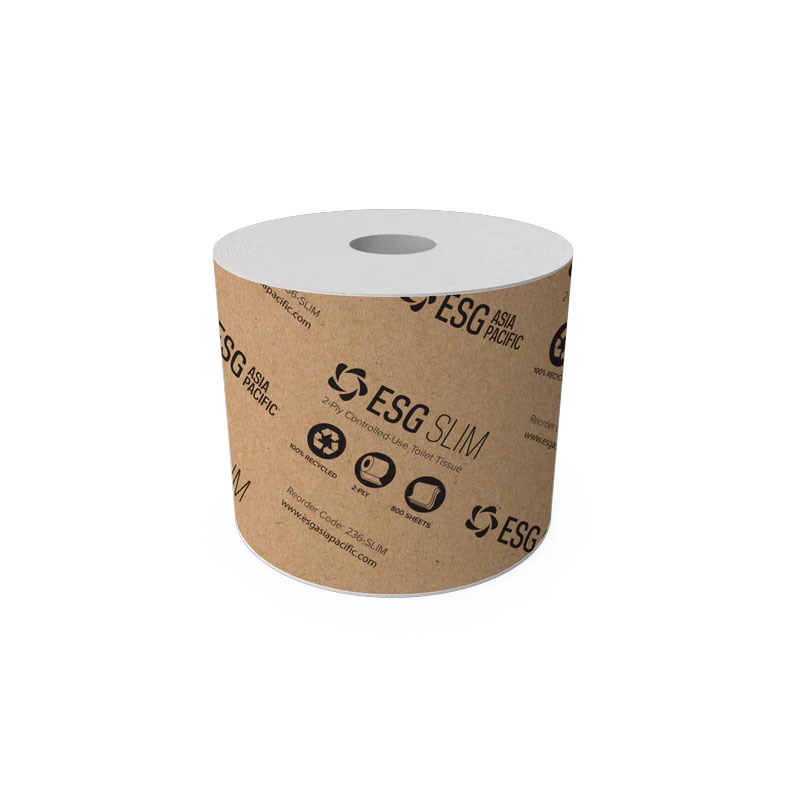 Slim Controlled Use 2Ply Toilet Tissue 800 sheets