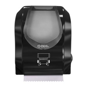 Cornerstone Simplicity Controlled-Use Roll Towel Dispenser - Gloss Black