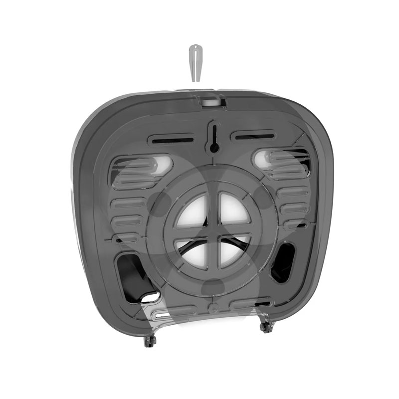 Slim Control 3 Toilet Roll Dispenser Gloss White