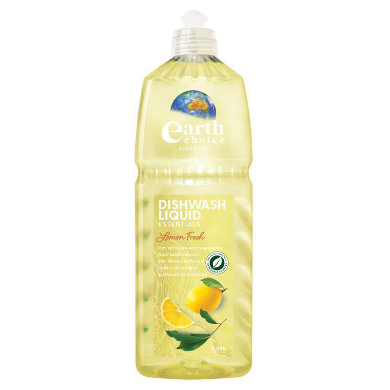 Earth Choice Lemon Dishwashing Liquid 1Litre Carton