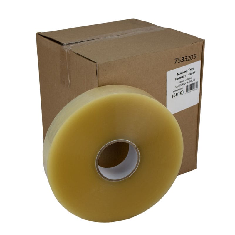 Certopak Machine Tape Hotmelt Clear 48mm x 1000m 6810