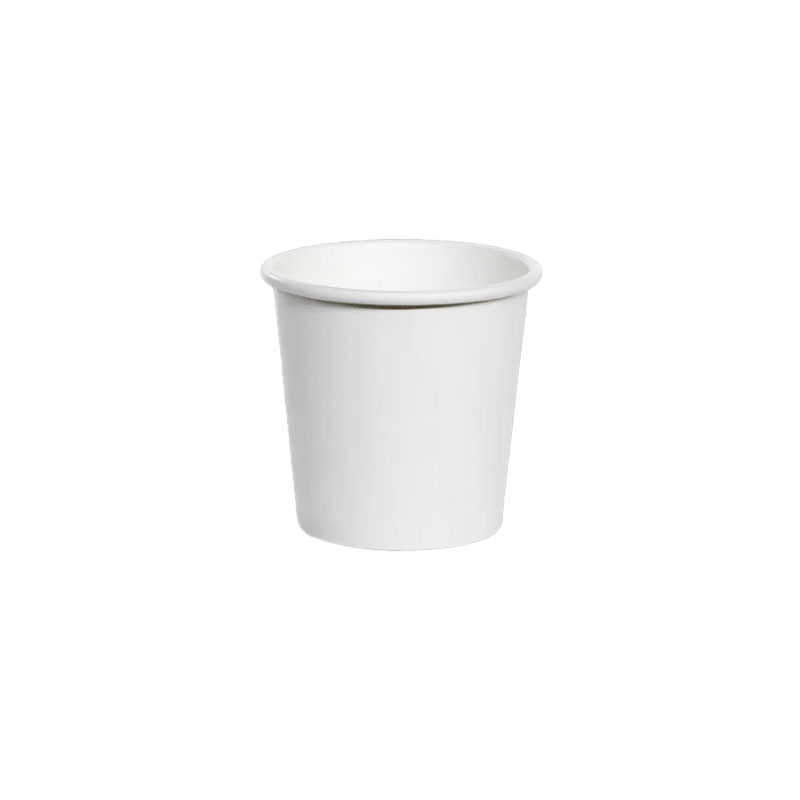 Compostable Single Wall White Paper Cups