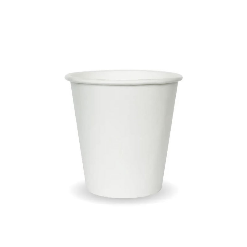 Compostable Single Wall White Paper Cups