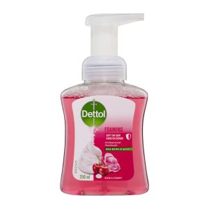 Dettol Antibacterial Foam Hand Wash Rose & Cherry 250ml Pump Pack