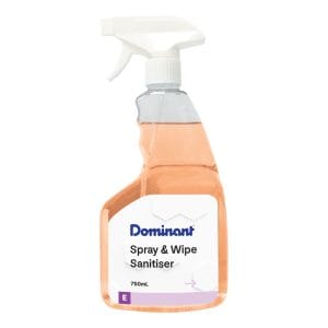Dominant RTU Spray & Wipe Sanitiser 750ml (CTN/8)