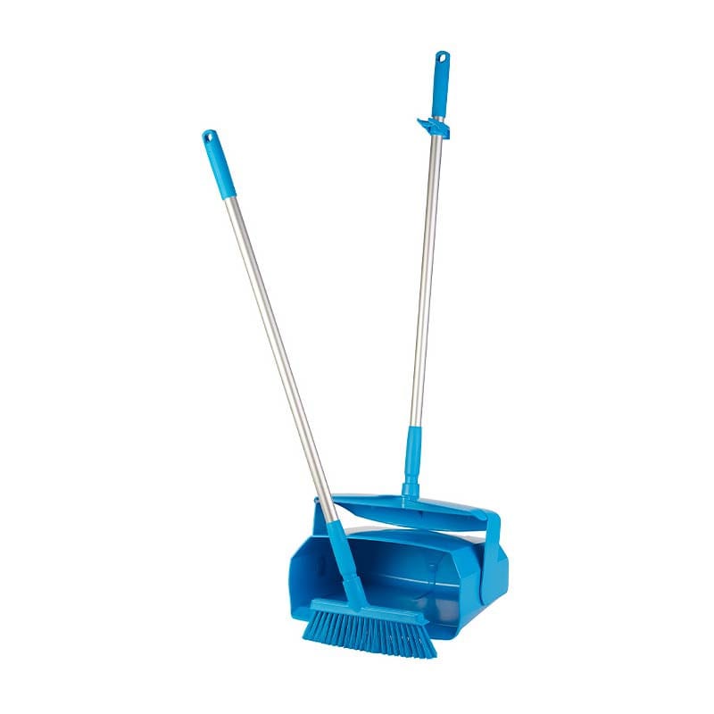 Vikan Dust Pan & Broom Heavy Duty 1000mm Lobby Pan Set